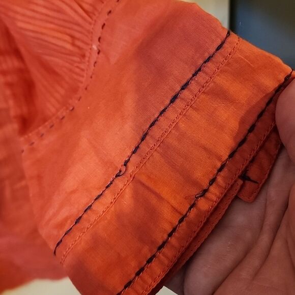 We the free  Coral Button-Up  tunic Top XS - Picture 4 of 5